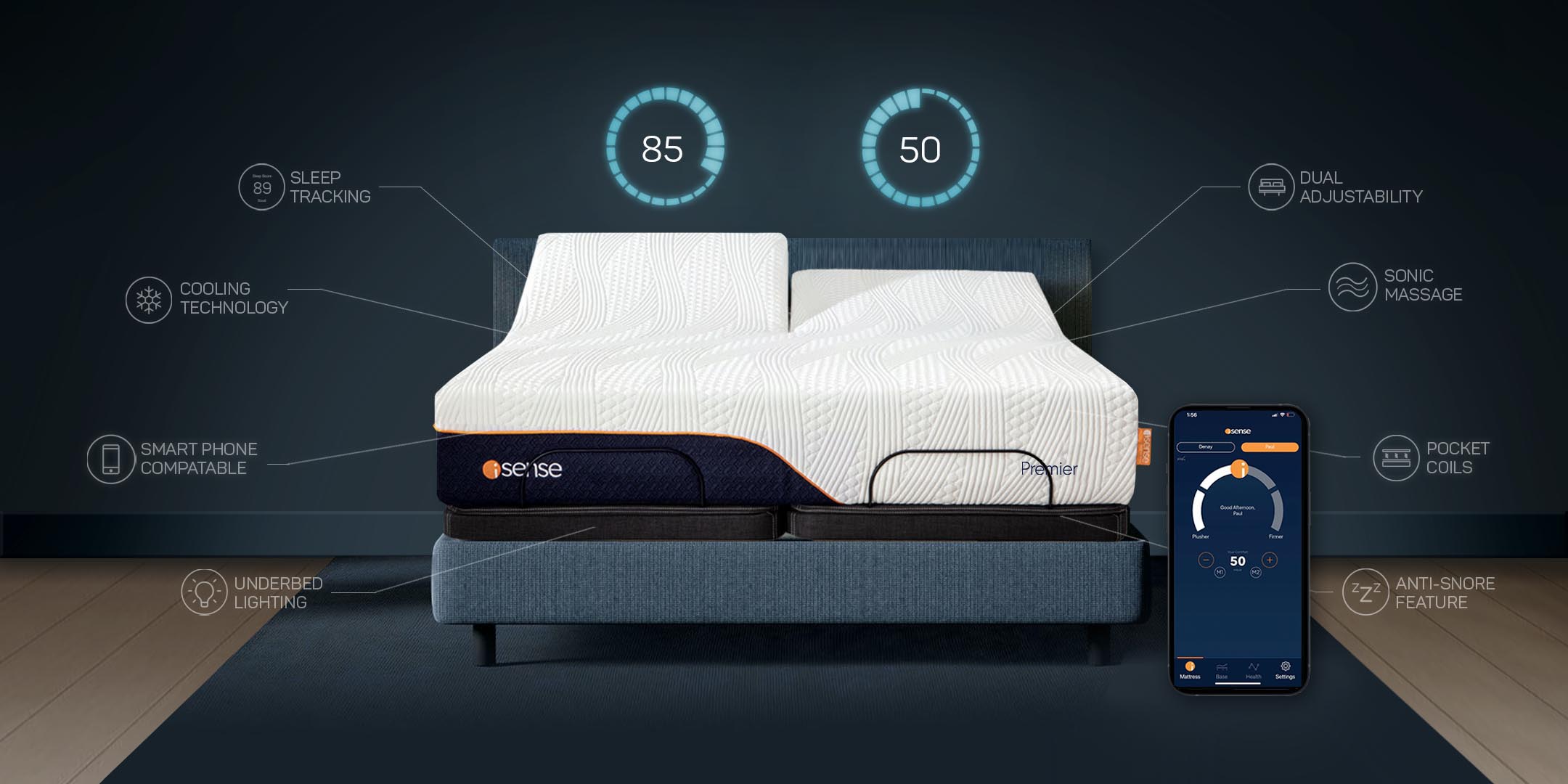 isense - Techologically Advanced Mattress Company