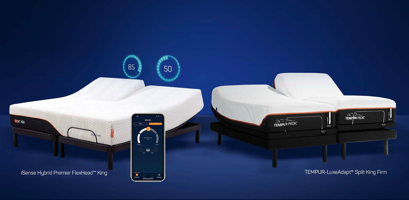 Compare isense vs Tempur-Pedic